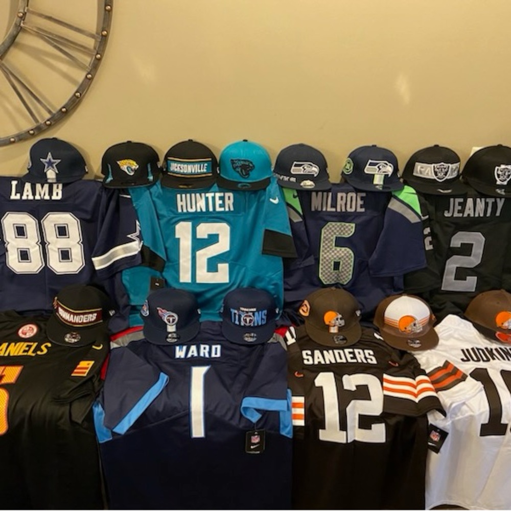 Men Sports Jersey & Hat Combo